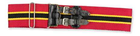 Stable Belts in pure wool with leather fittings.