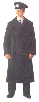 100% Wool Double Breasted Overcoat.